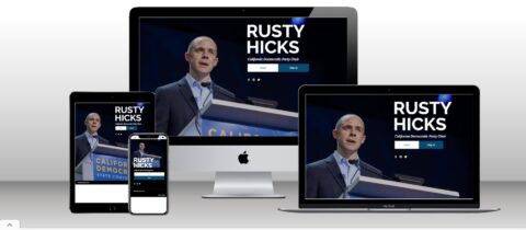 Image of rustyhicks.org on various screens